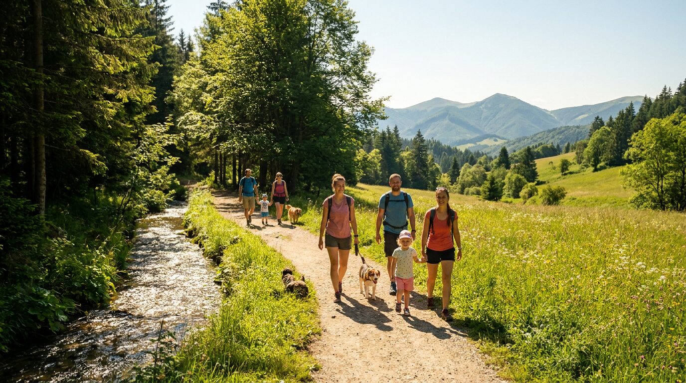 Veľká Fatra z dziećmi: łatwe rodzinne trasy z Liptovské Revúce