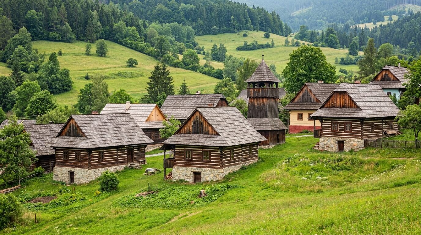 Vlkolinec: UNESCO-örökség a Nerina chalet közelében